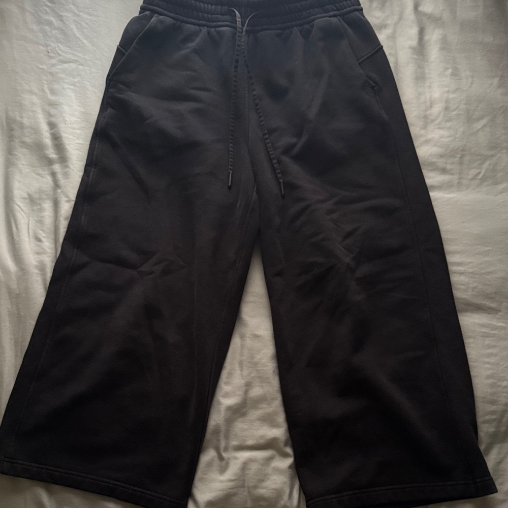 lululemon athletica Black Wide Leg Pants